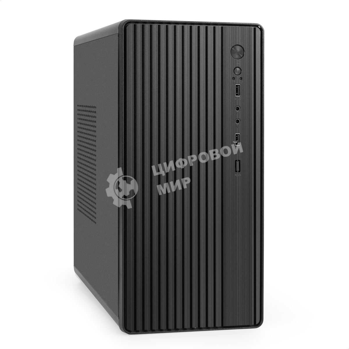 Корпус ExeGate BAA-503-UNS450, Mini-Tower, чёрный, 1 x 80/90 мм, БП 450 Вт