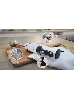 Блендер погружной Bosch MSM4W421 800 Вт, белый