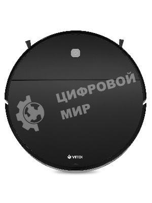Робот-пылесос  Vitek VT-1809 Midnight черный, 2000 мАч Li-Ion, уборка влажная/сухая, пылесборник контейнер 0.35 л