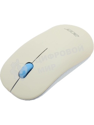 Комплект клавиатура + мышь Acer OCC205 беспроводной USB, 1200 dpi, белый/голубой