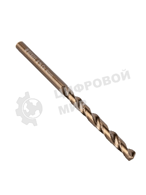 Сверло по металлу Denzel 4 мм, HSS Co-8%