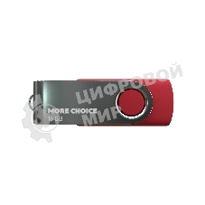 Флешка USB More Choice MF16-4 Red (4610196407574), 16Gb, USB 2.0, R/W 15/6, красный