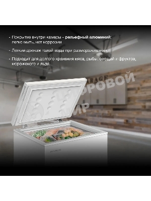 Морозильный ларь Hyundai CH15031 белый 110Вт