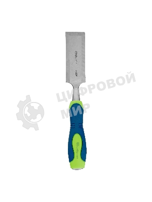 Долото-стамеска Сибртех, 38 мм, двухкомпонентная рукоятка