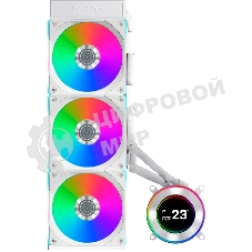 Система жидкостного охлаждения Lian-Li HydroShift II LCD-C 360CL ARGB Soc-AM5/AM4/1700/1851 белый 4-pin 31dB Al+Cu LCD Ret (G89.GHS2LCD36RW.R0)