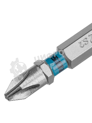 Бита Gross PH2х50мм, сталь S2, шестигр., 10 шт.