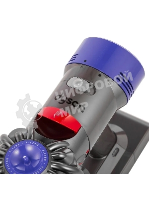 Пылесос Dyson V8 Absolute SV25 желтый/никель, питание от аккумулятора, 115 Вт, уборка сухая, пылесборник 0,54 л