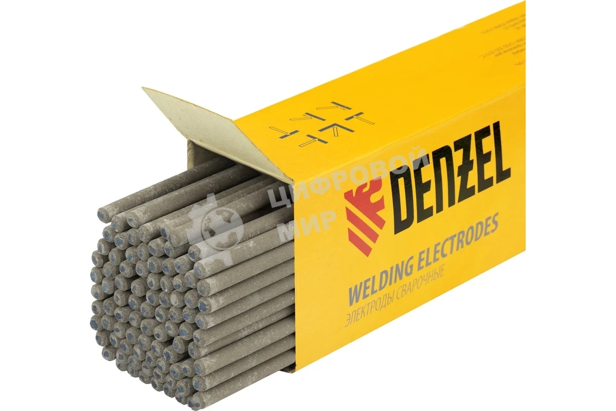 Электроды Denzel DER-13/55, диам. 4 мм, 5 кг, основное покрытие