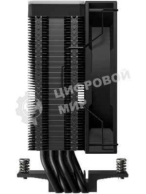 Кулер для процессора DEEPCOOL AG400 BK ARGb V2 черный 120мм алюминий+медь 2100rpm 31.6db 4-pin 220W 154мм