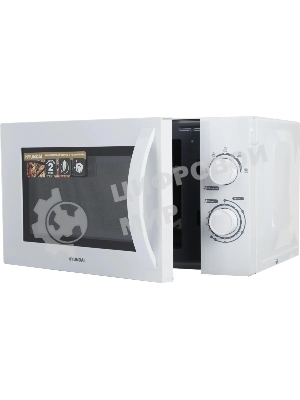 Микроволновая печь Hyundai HYM-M2059 белый, 20 л, 700 Вт, переключатели - поворотный механизм