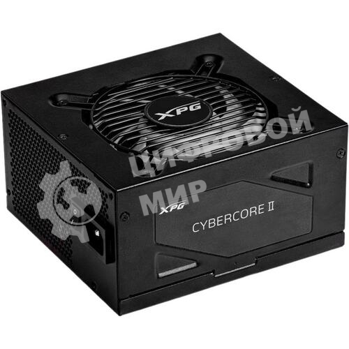 Блок питания ADATA XPG CYBERCORE II 1300W RTL (CYBERCOREII1300P-BKCEU), 1300Вт, 80 PLUS Platinum, 120мм, модульный, черный