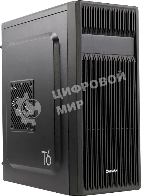 Компьютерный корпус Zalman ZM-T6 черный без БП ATX 1xUSB 2.0 1xUSB 3.0 audio bott PSU