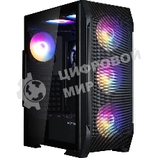 Компьютерный корпус ZALMAN N7 PLUS V2, ATX, черный, WINDOW, 1xCombo (3.5” or 2.5”), 1 x 3.5”, 3 x 2.5”, 2xUSB2.0, 1xUSB3.0, FRONT 3x120мм RGB, REAR 1x120мм RGB, TOP 2x120мм RGB, SIDE 1x120мм