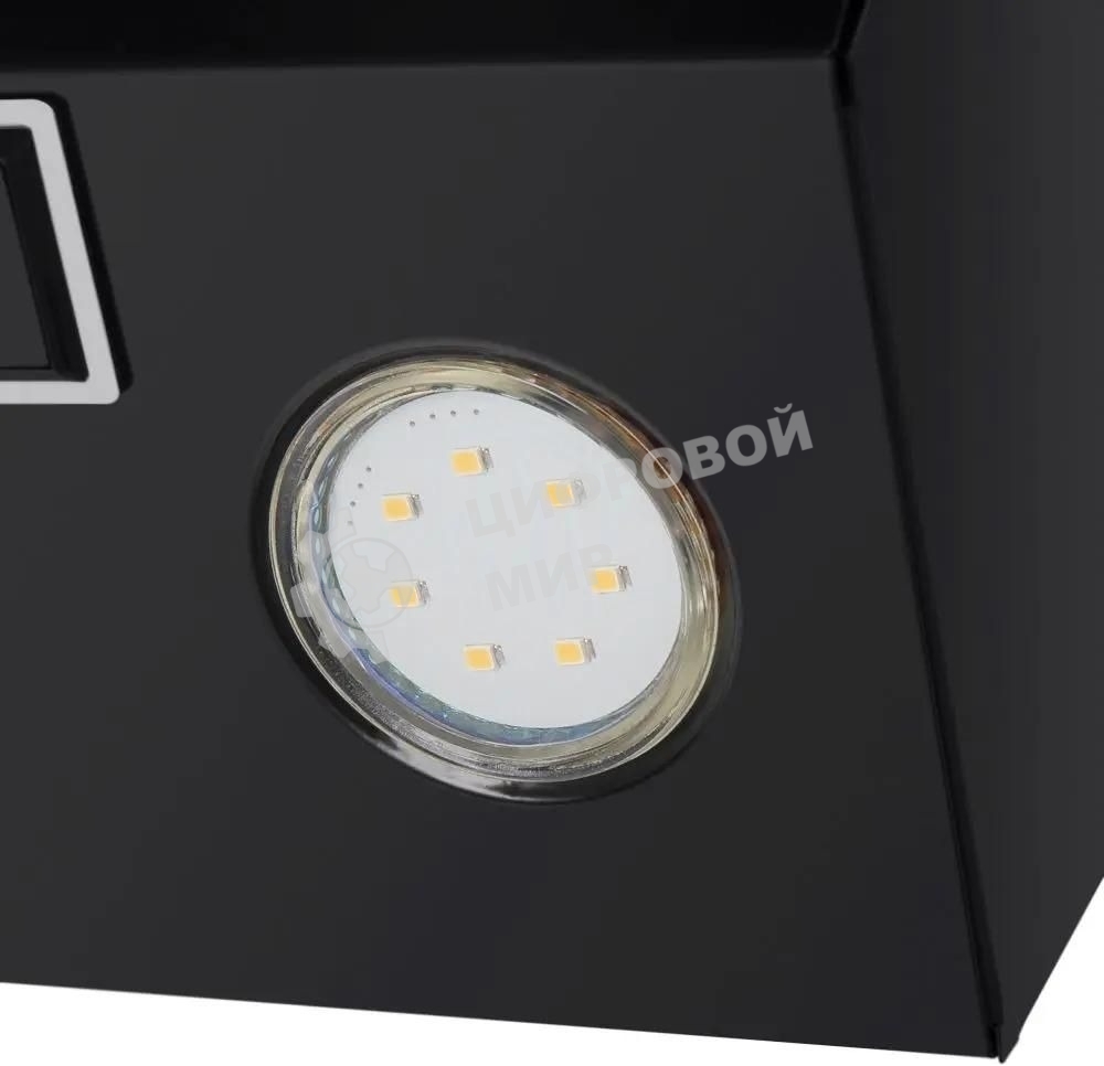 Вытяжка каминная Maunfeld Bridge 60 нержавеющая сталь/черное стекло, 60 см, 850 куб. м/ч, 51 дБ