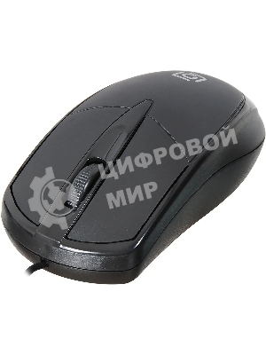 Мышь проводная Oklick 125M черный оптическая (1200dpi) USB (2but)