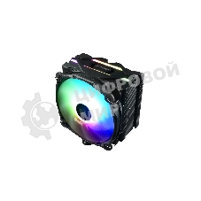 Кулер для процессора Enermax F40 ARGb Edition черный, 140 мм, алюминий/медь, 1200 об/мин, 23 дБ, 4 pin, 200 Вт, 158 мм