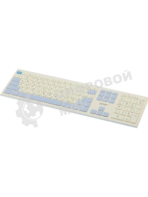 Комплект клавиатура + мышь Acer OCC205 беспроводной USB, 1200 dpi, белый/голубой