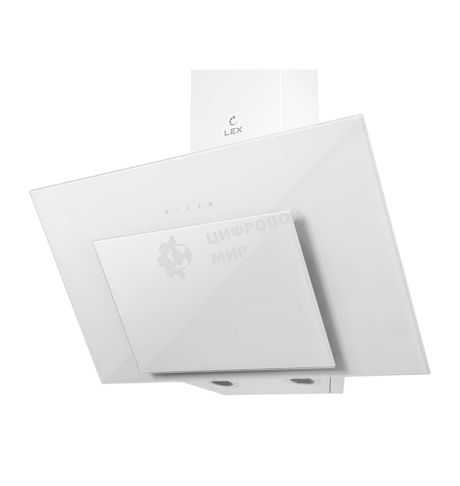 Вытяжка каминная LEX MIRA GS 600 белая, 59.5 см, 1000 куб. м/ч, 49 дБ