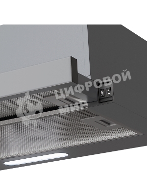 Вытяжка встраиваемая LEX Hubble G 600 серый, 60 см, 650 куб. м/ч, 48 дБ
