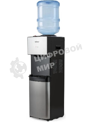 Кулер для воды Hotfrost V400BS, верхняя загрузка, нагрев 90 °С, охлаждение 10 °С, серебристый/черный