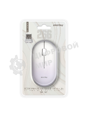 Мышь беспроводная Smartbuy (SBM-266AG-W) 266AG белый градиеент
