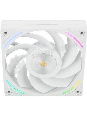 Кулер для корпуса Thermalright TL-K12RW Reverse (120x120x25mm, 4-pin PWM, ARGB, 69CFM, 27dBA, 2150RPM, White)