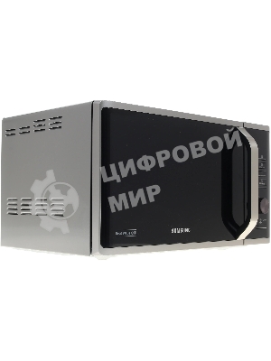 Микроволновая печь Samsung MG23K3575AS серебристый/черный, 23 л, 800 Вт, переключатели - кнопки, поворотный механизм
