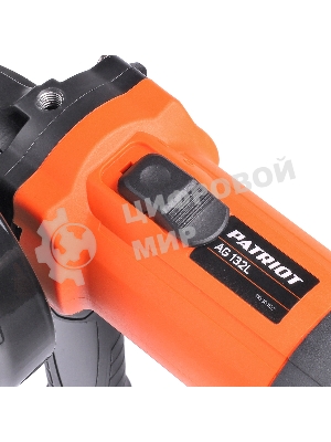 Угловая шлифовальная машина Patriot Optima AG 132L 750Вт 11000об/мин рез.шпин.:M14 d=125мм (110301132)