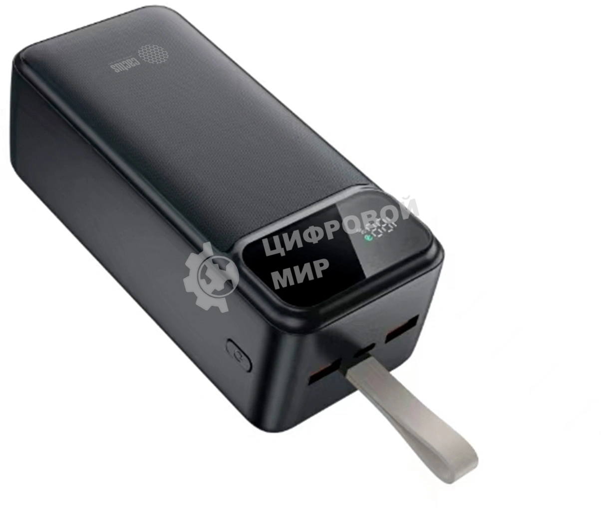 Портативный аккумулятор Cactus CS-PBFSND-40000 40000mAh 65W 3A черный