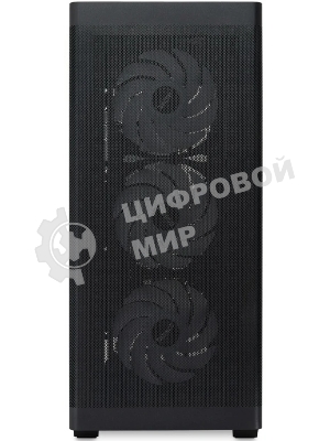 Компьютерный корпус HSPD M520, Mesh Mid Tower, черный, slide TG, 0.45 SPCC, 4x120мм ARGb ATX, mATX, mITX 160/330/184мм 2x2.5
