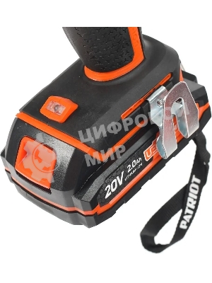 Дрель-шуруповерт Patriot BR 203UES, 20 В, 2 Ач, 30 Нм, щеточный