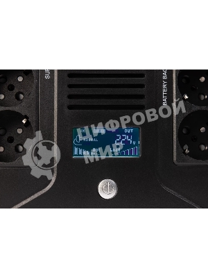 Источник бесперебойного питания SMARTWATT UPS SAFE PRO LCD 600 Line-interactive 600VA/360W Brick (Euro x8, USB, RJ11/RJ45 protection, LCD, 275x210x9