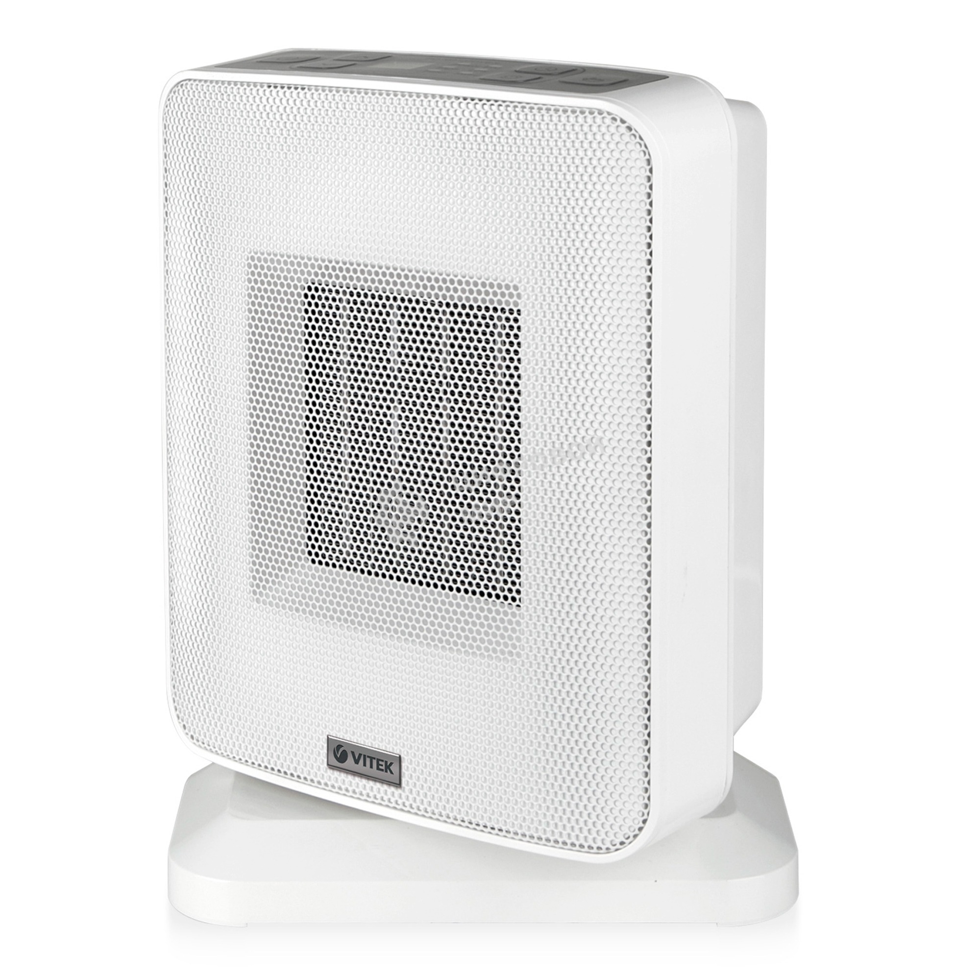 Тепловентилятор Vitek VT-2066 серый, 1500 Вт, 20 м2, термостат, дисплей