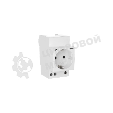 Розетка на DIN-рейку IEK ARMAT AR-SOD-G-GND-S-016 45мм с заземл. защ. шторки 16А