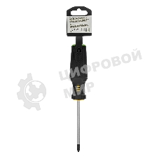 Отвертка Denzel PZ2x100 мм, S2, 3к рукоятка