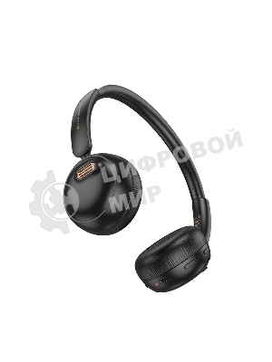 Беспроводные/проводные наушники Hoco W62 черный, полноразмерные, Bluetooth + проводной, складная конструкция, до 20 ч.