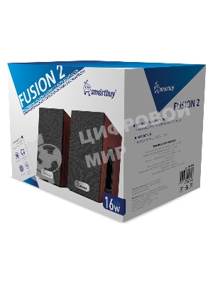 Портативная колонка Smartbuy FUSION 2 дерево