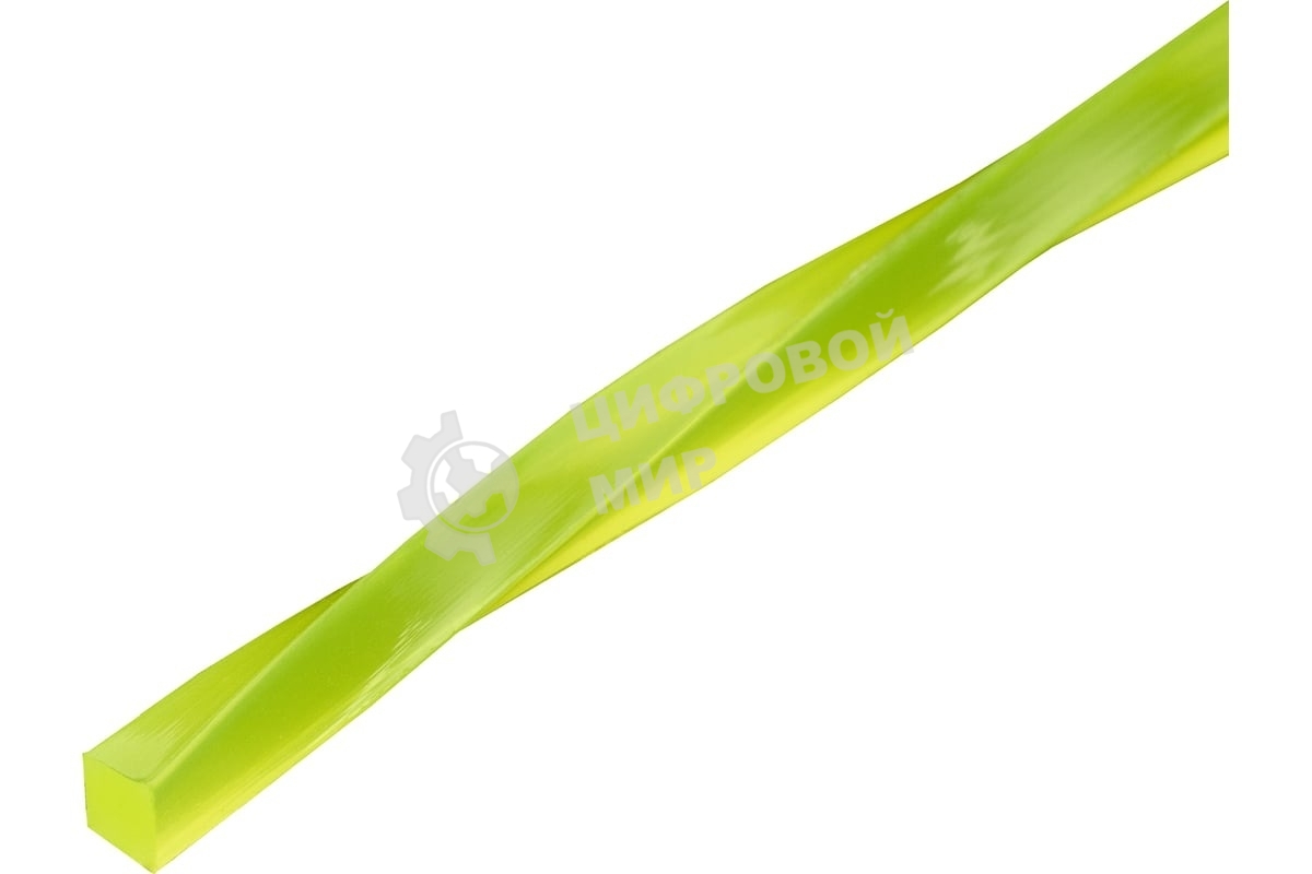 Леска для триммера Denzel витой квадрат, 2,0мм х 357м, на DIN катушке FLEX CORD