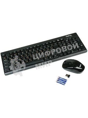 Комплект клавиатура+мышь Dialog KMROP-4010U беспроводной, USB, 1600 DPI, чёрный