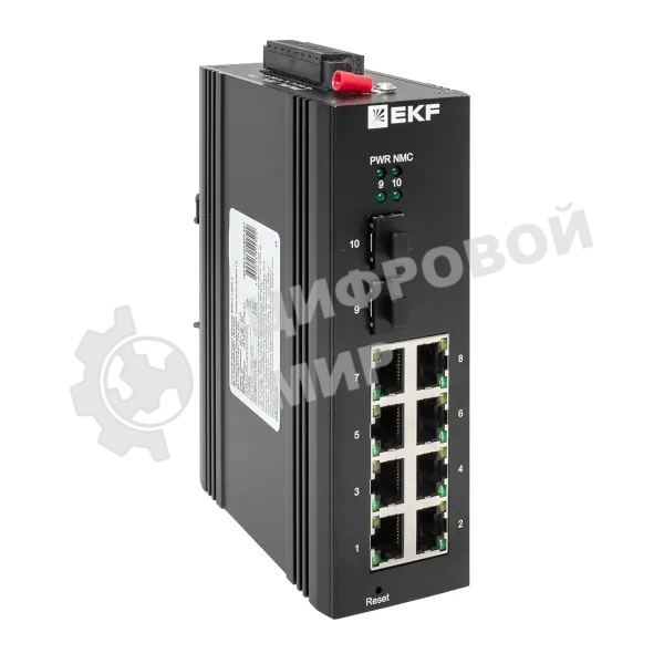 Коммутатор EKF TSX-ML2-2GX/SFP-8GT, 8×1 Гбит/с + 2×1 Гбит/с SFP, управляемый