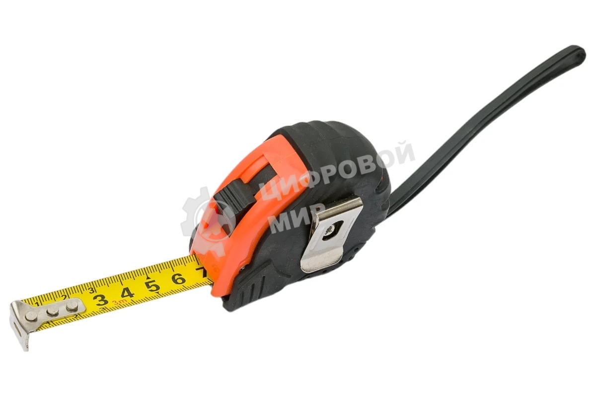 Рулетка PATRIOT MTP-3, ударопрочный корпус, обрезиненная, 3м