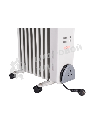 Обогреватель масляный Ресанта ОМ-9А (9 секций), белый, 2000 Вт, 20 м2, термостат 67/3/16