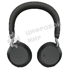 Гарнитура Jabra Evolve2 75 чёрный, беспроводная + проводная, Bluetooth, до 24 ч