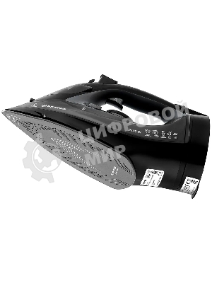 Утюг BRAYER BR4015 черный, 2400 Вт, 25 г/мин, 140 г/мин, 300 мл