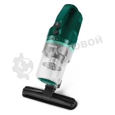 Пылесос ручной Kitfort КТ-5364 зеленый/черный, 40/80 Вт, уборка сухая, пылесборник контейнер 0,4 л