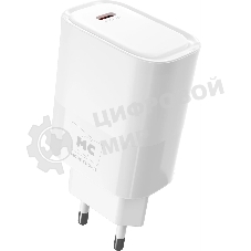 Сетевое зарядное устройство MORE CHOICE (4620202553485) NC67i СЗУ 1Type-C 3.0A PD 20W, белый