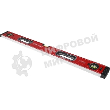 Уровень RGK U4080 пузырьковый 3глаз. магнит. красный