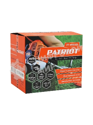 Триммер бензиновый Patriot PT 4555ES Country, 2.5 л.с.