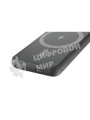 Портативный аккумулятор OLMIO QM-06, 5000mAh, 20W Type-C PD, MagSafe 15W, Soft-Touch, серый