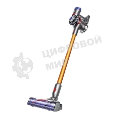 Пылесос Dyson V8 Absolute SV25 желтый/никель, питание от аккумулятора, 115 Вт, уборка сухая, пылесборник 0,54 л